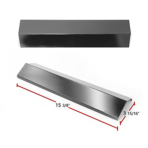 Hongso Gas Grill Replacement Parts Kit for Brinkman 810-3660-S, Brinkmann 810-3661-F, Includes 1 Curved Burner, 4 and 1 Heat Plates Shield, 3 Crossover Channel Tubes - Grill Parts America