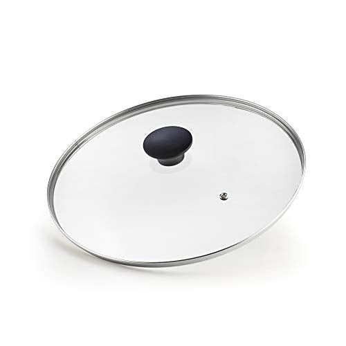 Cook N Home Tempered Glass Lid, 7.8-inch fit 8-inch/20cm, Clear - Kitchen Parts America