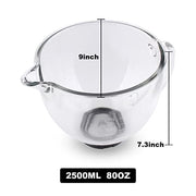 joyparts Replacement Parts 4.5QT and 5-Qt. Tilt-Head Glass Bowl,Compatible with KitchenAid Stand Mixer - Kitchen Parts America