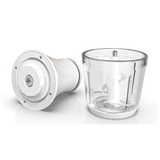 TAYAMA 2.5 Cup White 200W Mini Chopper 4-Layer Blade Food Processor, Medium - Kitchen Parts America