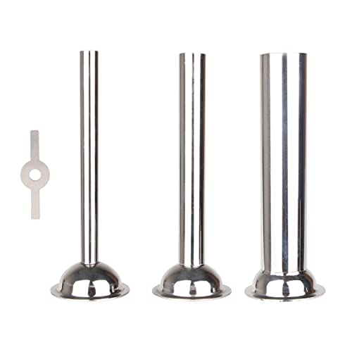 Food Meat Grinder Attachment Stainless Steel Sausage Stuffer Tubes Compatible with Size 5 Meat Grinder/Stand Mixers Machinery Parts - Kitchen Parts America