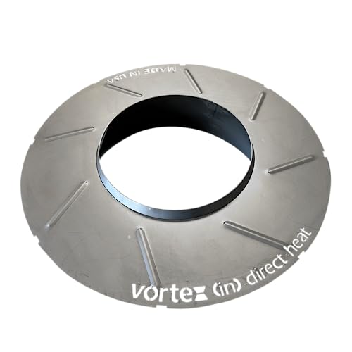 VORTEX (IN)DIRECT HEAT Accessories for Weber Kettle, Big Green Egg, Kamado, BGE and Charcoal Grills (Charcoal Heat Controller Baffle) - Grill Parts America