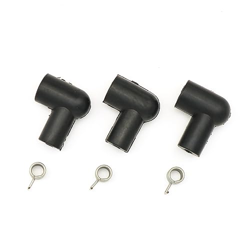 135-053 Spark Plug Boot For Stens 135-053 5mm wire Waterproof and shockproof （3 Pcs） - Grill Parts America