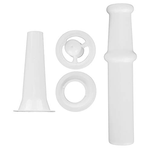 Food Grinder Attachment for Kitchen Aid Stand Mixers with Universal Food Pusher + Sausage Filler Nozzle + Kubbe Attachment for Size 5 Meat Grinder - Kitchen Parts America