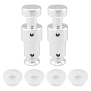 Alamic Replacement Float Valve for Instant Pot Duo 3, 5, 6 Qt, Duo Plus 3, 6 Qt, Ultra 3, 6, 8 Qt, Lux 3 Qt - 2 Float Valves 4 Silicone Caps - Kitchen Parts America