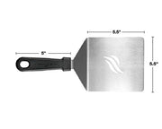 Blackstone 5047 Burger Spatula Heavy Duty Plastic Handle Large Stainless Steel Food Grade Flat Top Griddle Accessories-Hamburger Pancake Flipper– Grill Scraper Utensil for Home Kitchen Restaurants - Grill Parts America