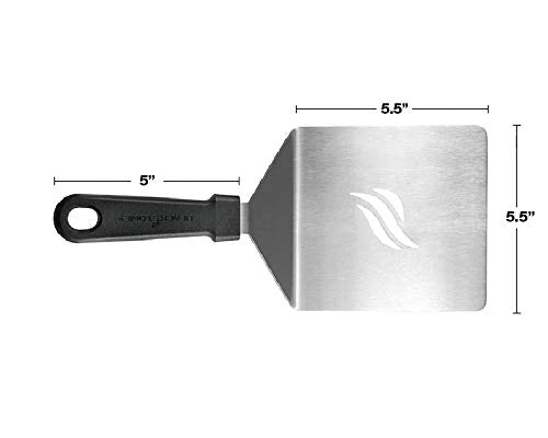 Blackstone 5047 Burger Spatula Heavy Duty Plastic Handle Large Stainless Steel Food Grade Flat Top Griddle Accessories-Hamburger Pancake Flipper– Grill Scraper Utensil for Home Kitchen Restaurants - Grill Parts America
