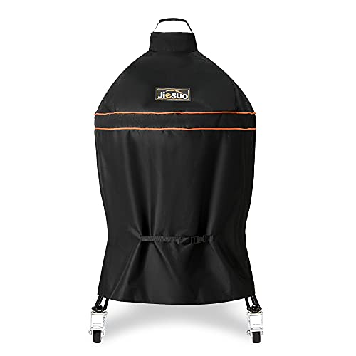 Jiesuo Kamado Grill Cover for Kamado Joe Classic Charcoal Grills, Grill Accessories for Kamado Joe, Heavy Duty Waterproof Grill Cover - Grill Parts America
