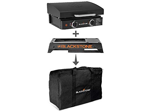 Blackstone Tabletop Griddle Carry Bag – Fits 17 Inch & 22 Inch Tabletop – Portable BBQ Grill Griddle Carry Bag - 600D Heavy Duty Weather-Resistant Cover Accessories – 5035 - Grill Parts America