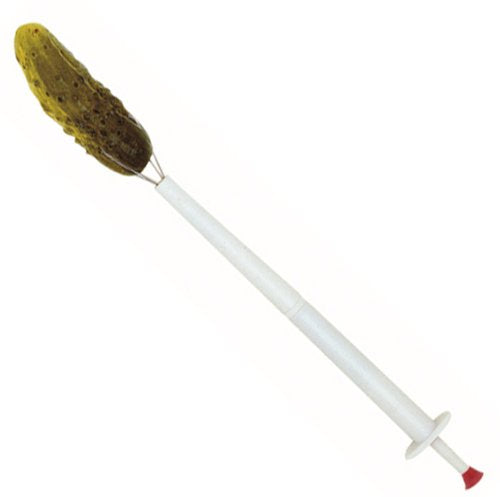 Norpro Stainless Steel and Plastic Deluxe Pickle Pincher, 8-Inches, White - Grill Parts America