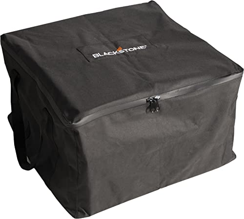 Blackstone Tabletop Griddle w/Hood Carry Bag, 5510, Portable BBQ Grill Griddle Carry Bag for Travel - 600D Heavy Duty Weather-Resistant Cover Accessories, Black, 22 inch - Grill Parts America