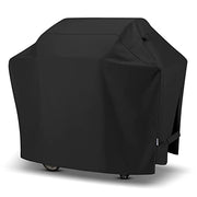 SunPatio Grill Cover 55 Inch, Outdoor Heavy Duty Waterproof Barbecue Gas Grill Cover, UV & Fade Resistant, All Weather Protection Compatible for Weber Charbroil Nexgrill Kenmore Grills and More, Black - Grill Parts America