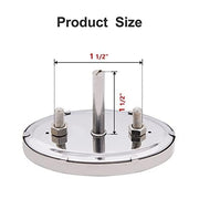 2PCs Grill Lid Thermometer Heat Indicator Replacement Temperature Gauge for Nexgrillfor Grill Master Nexgrill 720-0697, 720-0737, BBQ 720-0830H, 720-0888 - Grill Parts America