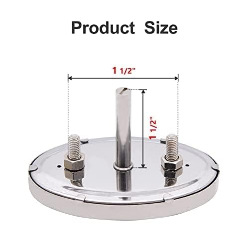 2PCs Grill Lid Thermometer Heat Indicator Replacement Temperature Gauge for Nexgrillfor Grill Master Nexgrill 720-0697, 720-0737, BBQ 720-0830H, 720-0888 - Grill Parts America