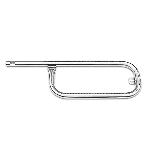 Hisencn 60040 Grill Burner Tube for Weber Q1200 Q1000 Q100 Q120, 304 Stainless Steel Burner for Weber Baby Q 386001 386002 516002 516001 50060001 51060001 LP Grill Replacement Parts 69957 - Grill Parts America
