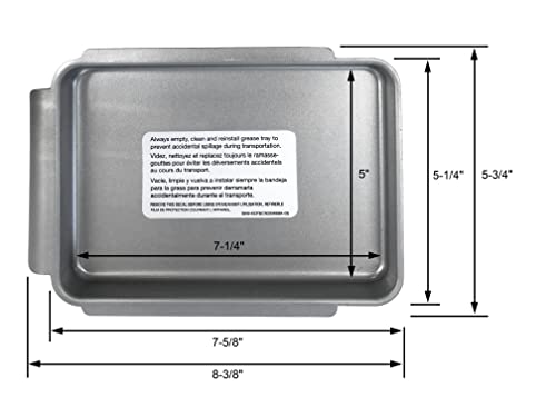 Non Applicable Grease Drip Tray/Pan for Coleman Portable Roadtrip Grills, Series 9949 - Grill Parts America