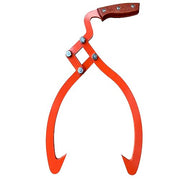 Wood Handle 2 Claw Skidding Tongs Non-Slip Grip, Log Lifting, Handling, Dragging & Carrying Tool (18 in) - Grill Parts America