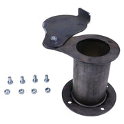 ZTUOAUMA 2'' Flanged Vent Damper Teardrop Lid Exhaust Smoke Stack with Accessories Compatible with 16 30 55-Gallon UDS Ugly Drum BBQ Smoker Builder Parts - Grill Parts America