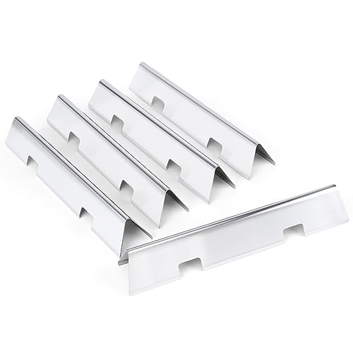 Uniflasy 15.3" Flavorizer Bars for Weber Spirit I & II and GS4 Spirit II 300 Series, Spirit E310 S310 E320 S320 E330 S330 Gas Grills with Front Mounted Control Panels, Stainless Steel Heat Plate, 7636 - Grill Parts America