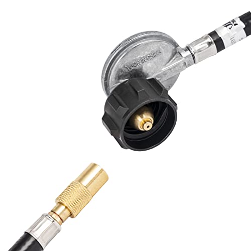 Blackstone Propane Adapter Hose & Regulator for 20 lb Tank, Gas Grill & Griddle - Weather Resistant & Corrosion Resistant - Extends Up To 3 Feet - 5471 - Grill Parts America