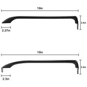 AMI PARTS WR12X22183 Refrigerator Door Handle (Black) Replaces WR12X11008 WR12X11009 WR12X20142 3290412 AP5948588 PS9494525 EAP9494525(2 Pack) - Grill Parts America