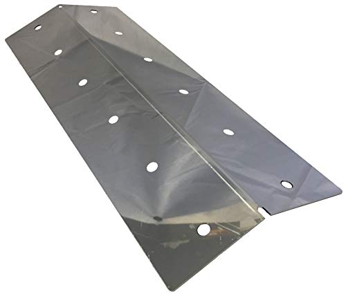 16 1/2 x 6 1/4, Captn Cook, Coleman, Nexgrill, Turbo Stainless Heat Shield - COHP1 - Grill Parts America