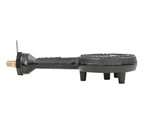 Concord 6" Diameter High Pressure Banjo Jr Burner Head with Brass Orifice and Build in Stand (Burner Head with Regulator Hose) - Grill Parts America