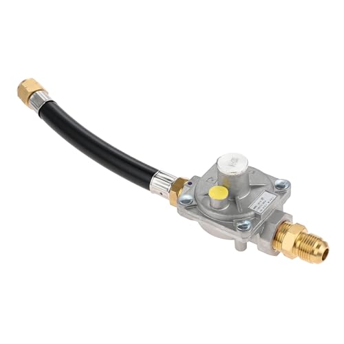 ETERMETA Natural Gas Conversion Kit Regulator Compatible with Kitchen Aid 710-0003 Gas Grill with Hose 1/2" Male Flare Fitting Replace 3030 CNG 4.0" & LP 10" - Grill Parts America