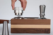 IKAPE Coffee Products, 51MM Coffee Distributor, Gravity Adaptive Espresso Distributor Fits All 51MM Espresso Portafilter, Compatible with 51MM Delonghi Bottomless Portafilter (Silver) - Kitchen Parts America