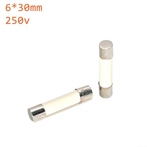 Microwave Fuse Ceramic Fuse Cartridge Fuse 20 Amp 250V Slow-Blow Compatible and Universal Replacement for GE WB27X10388 and Whirlpool Kenmore Other Microwaves 5 PCS Product Name - Grill Parts America