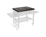 Blackstone 5004 Hard Top Lid with Handle-Outdoor Cover Powder Coated Steel Lightweight Durable Perfect Accessories to Protect Fits 36” Front or Rear Grease Griddle, 36 Inch, Black - Grill Parts America