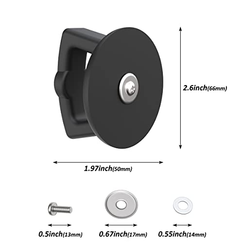 Silicone Universal Pot Lid Replacement Knobs Pan Lid Holding Handles Anti-scald Cookware Cover for Kitchen Glass Lid 2 Pack Black - Kitchen Parts America