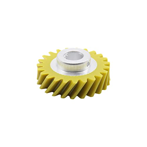 (4 PCS) W10112253 Mixer Worm Gear W10380496 Carbon Brushes Replacement for Whirlpool & KitchenAid Mixers Replace Parts 4162897 4169830 AP4295669 - Kitchen Parts America