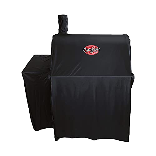 Char-Griller 5555 Grill Cover, Fits Models: 3018, 2121, 2222, 2828, 2727, 2929, 1224, E1224, 1329, 1334, Black - Grill Parts America
