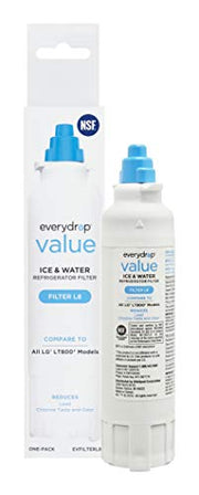 Everydrop Value by Whirlpool, Replacement Water Filter for LG LT800P, EVFILTERL8, Single-Pack - Grill Parts America
