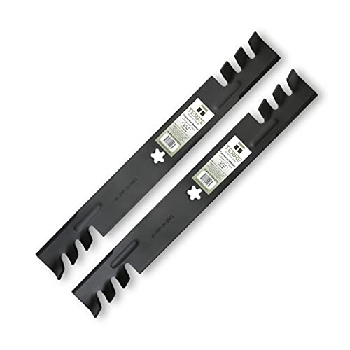 Terre Products, 2 Pack Mulching Lawn Mower Blades, 42 Inch Deck, Compatible with Craftsman, Husqvarna, Poulan, Replacement for 134149, 138971, 138498, 127843, 532138971, 532138498, PP24003 - Grill Parts America