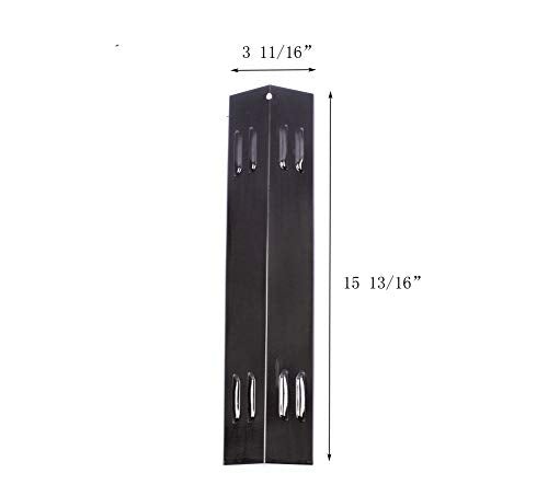 Zljiont Repair Parts Porcelain Steel Heat Plate, Heat Tent, Burner Cover, Heat Shield 105-13003 Replacement for Dyna-Glow 5 Burner DGE 530/486 Series DGB390SNP-D, DGB390GNP-D Gas Grill Models - Grill Parts America