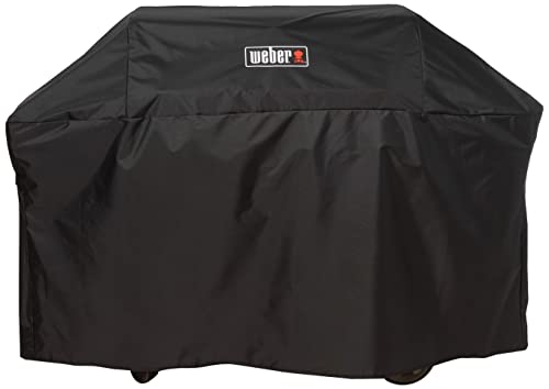 Weber 7755 Genesis 400 Series Prem 8PK Grill Cover, Black - Grill Parts America