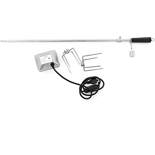 Blaze Rotisserie Kit for 32-Inch Charcoal & 4-Burner Gas Grills - BLZ-34-ROTIS-SS - Grill Parts America