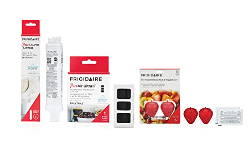 Frigidaire FRIGCOMBO5 PureSource (EPTWFU01) & PureAir Ultra II (PAULTRA2) & PureFresh (FRPFUFV2)  Water & Air Filter Combo Kit - Grill Parts America