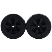 70-05-104 DGF493BNP DGF510SBP Wheels Grill Replacement Parts for Dyna Glo Grill Wheels DGH474CRP DGF510PBP-D DGH450CRP DGB515SDP-D DGF493PNP-D DGC313CNCP DGB463CNP Plastic Black BBQ Wheels 2 Pieces - Grill Parts America