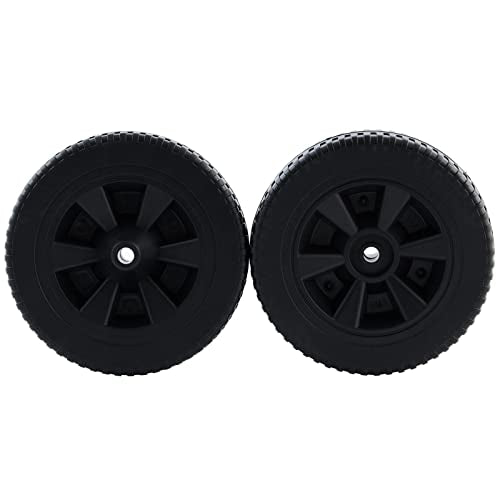 70-05-104 DGF493BNP DGF510SBP Wheels Grill Replacement Parts for Dyna Glo Grill Wheels DGH474CRP DGF510PBP-D DGH450CRP DGB515SDP-D DGF493PNP-D DGC313CNCP DGB463CNP Plastic Black BBQ Wheels 2 Pieces - Grill Parts America