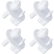 241993101 Refrigerator Crisper Cover Support Premium Replacement Part by Canamax - Compatible with Frigidaire & Kenmore Refrigerators - Replaces AP4427109, 1513082, 240423701, 7241993101 - PACK OF 4 - Grill Parts America