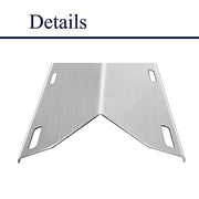 Folocy BBQ Gas Grill Replacement Parts, Stainless Steel Heat Plate Shield Heat Tent Burner Cover Kit for Jenn-Air 720-0062, Members Mark 720-0586A, Nexgrill 720-0063, Costco Kirland, 17 3/4" X 6 3/8" - Grill Parts America
