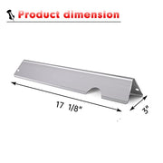 Cozilar 17 Inch Grill Flavorizer Bars Heat Shield Gas Grill Parts for Weber Grill 66794, 66031, Weber Genesis II LX, E/S-240, E-240, S-240, for Weber 66684 Grill Heat deflectors Stainless Steel - Grill Parts America