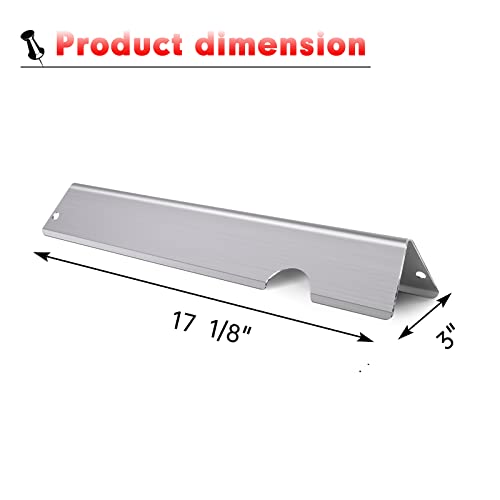 Cozilar 17 Inch Grill Flavorizer Bars Heat Shield Gas Grill Parts for Weber Grill 66794, 66031, Weber Genesis II LX, E/S-240, E-240, S-240, for Weber 66684 Grill Heat deflectors Stainless Steel - Grill Parts America