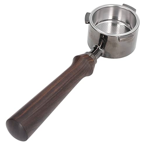 51mm Coffee Portafilter Coffee Machine Filter Coffee Machine Replacement Parts with Wooden Handle for DELONGHI ECP3420 ECP685 ECP680 - Kitchen Parts America