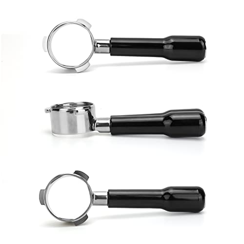 54mm Naked Bottomless Portafilter - Include Puck Screen - Compatible with Breville Barista BES 870/878/880 Replacement Breville Bottomless Portafilter - Kitchen Parts America
