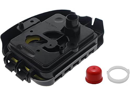 Hippotech 595663 Air Filter Base, 595660 Air Cleaner Cover & 799579 Air Cleaner Foam Filter Replacement for Briggs Stratton 450E 500E 550E 550Ex Engine Lawn Mower - Grill Parts America