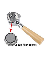Espresso Machine Bottomless Portafilter54Mm Coffee Bottomless Portafilter Fit for Breville 870/878/880 Filter Basket Replacement Espresso Machine Accessories (Color : E) - Kitchen Parts America